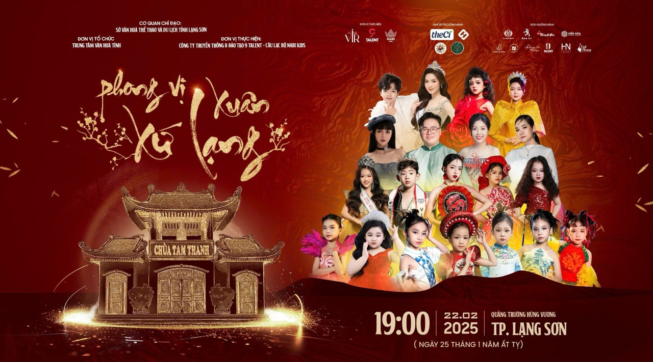 Dàn Sao Nhí nổi tiếng tham gia chương trình Vietnam Iconic Runway:  “ Phong Vị Xuân Xứ Lạng 2025”